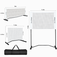 Luzz Portable adjustable length and height 3 meters indoor and outdoor mini portable DINK net