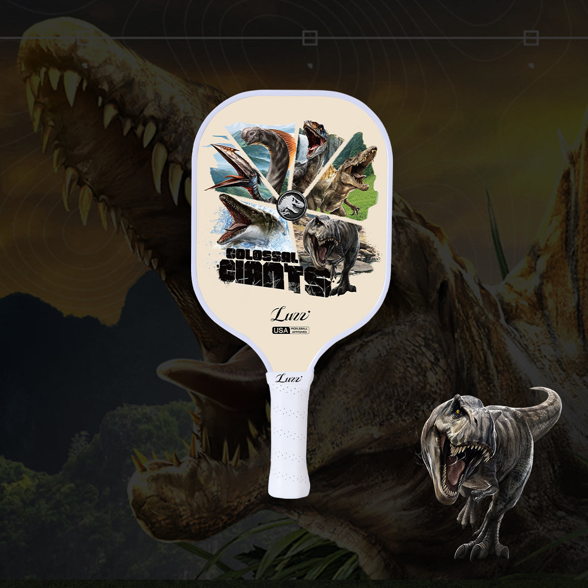 Luzzpickleball Colossal Giants Original Paddle (16mm) T700 Carbon Fiber