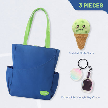 Luzz Shoulder Bag Charm Set | Paddle Bag + Plush & Acrylic Charms