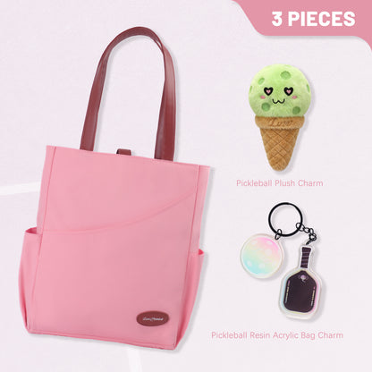 Luzz Shoulder Bag Charm Set | Paddle Bag + Plush & Acrylic Charms