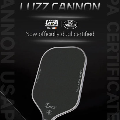 Luzzpickleball Cannon Paddle T700 Carbon Friction Surface|Thermoformed