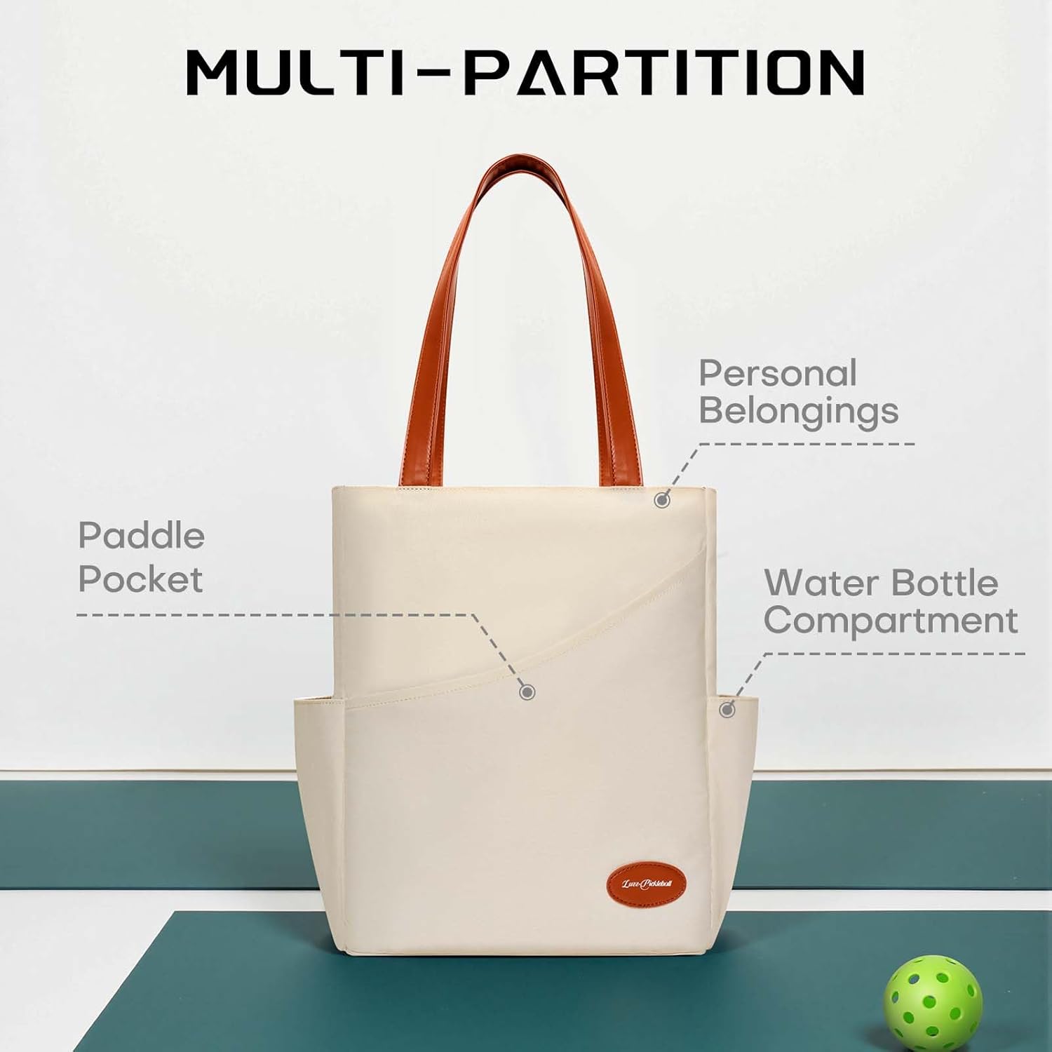 Luzzpickleball Versatile Pickleball Paddle Shoulder Bag