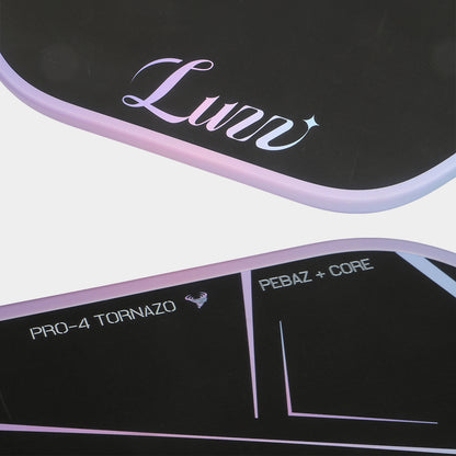 Luzzpickleball Pro 4 Tornazo Carbon Fiber Pickleball Paddle - Dual-Layer Core