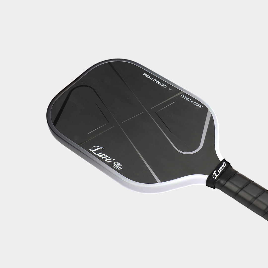 Luzzpickleball Pro 4 Tornazo Carbon Fiber Pickleball Paddle - Dual-Layer Core