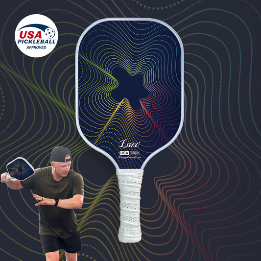 Luzzpickleball WaveStrike Original Paddle (16mm) T700 Carbon Fiber