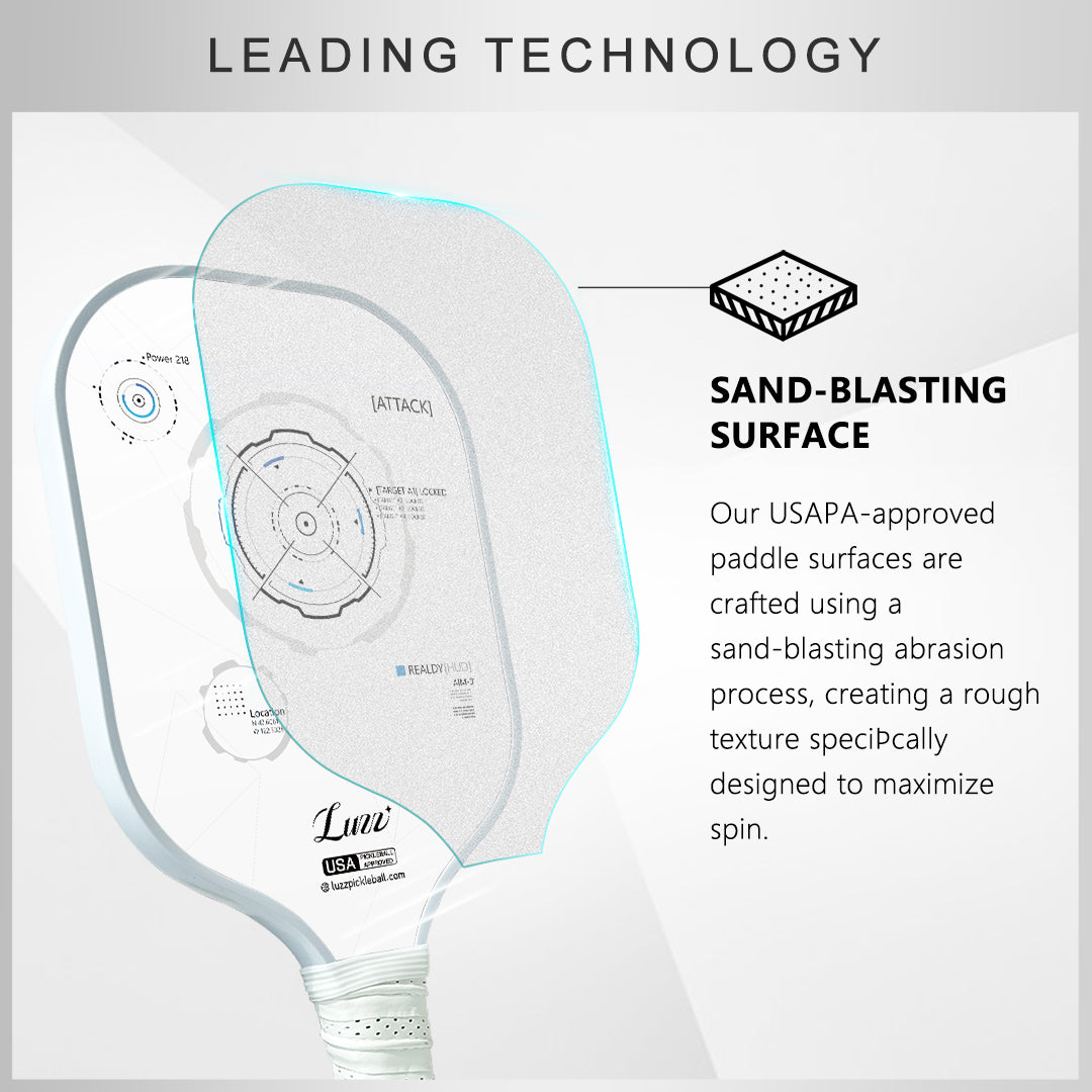 Luzzpickleball HUD Original Paddle (16mm) T700 Carbon Fiber