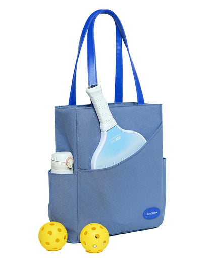LUZZ Tennis Pickleball Bag Tote Shoulder Bag Versatile Sports Bag Present for Men Women Aqua Blue Bag