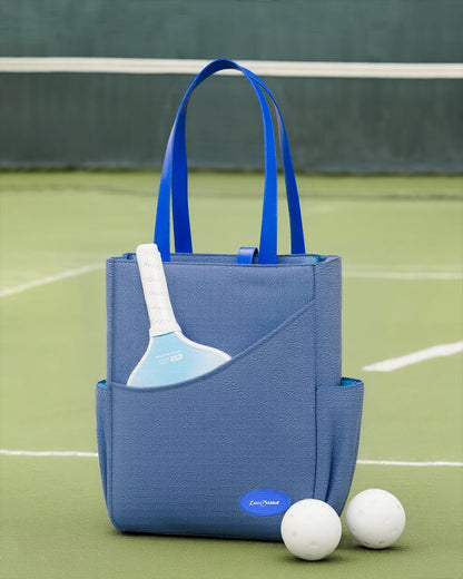 LUZZ Tennis Pickleball Bag Tote Shoulder Bag Versatile Sports Bag Present for Men Women Aqua Blue Bag