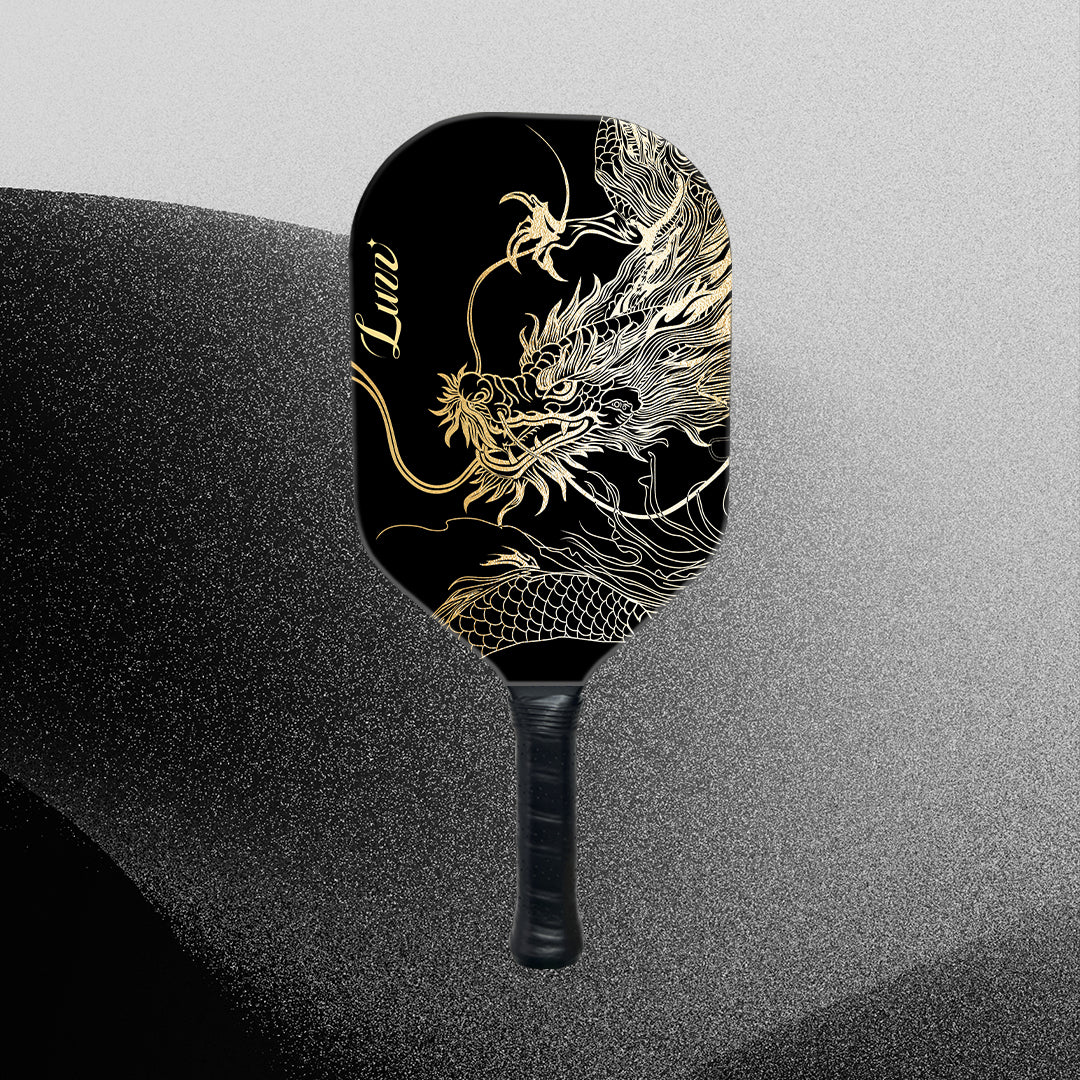 Luzzpickleball Imperial Dragon Paddle(14mm)T700 Carbon Friction Surface|Thermoformed