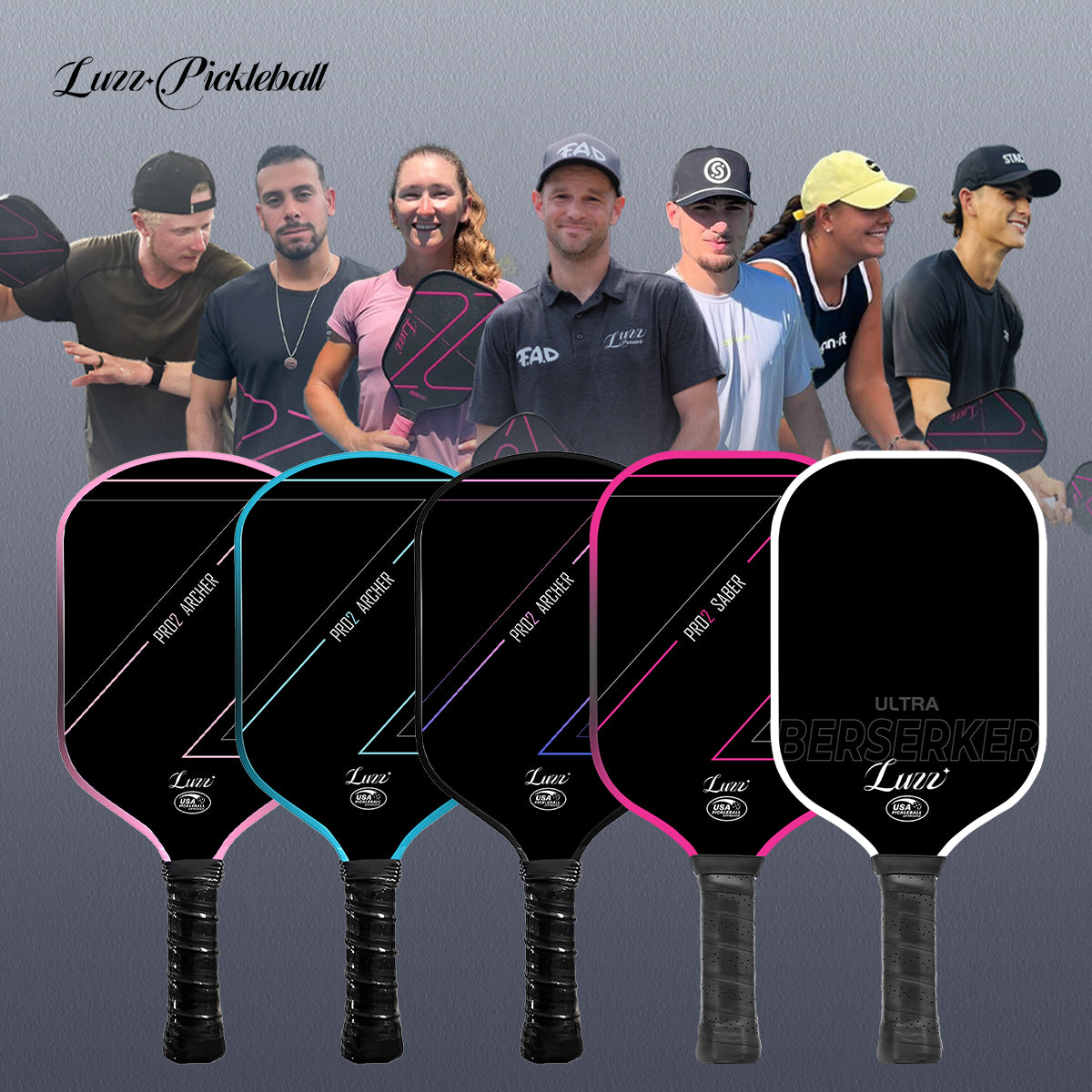 Luzzpickleball Pro 2nd Generation Paddle (16mm) - Upgraded Honeycomb for 30% More Power|Carbon Texture for Precision|Larger Sweet Spot for Stability