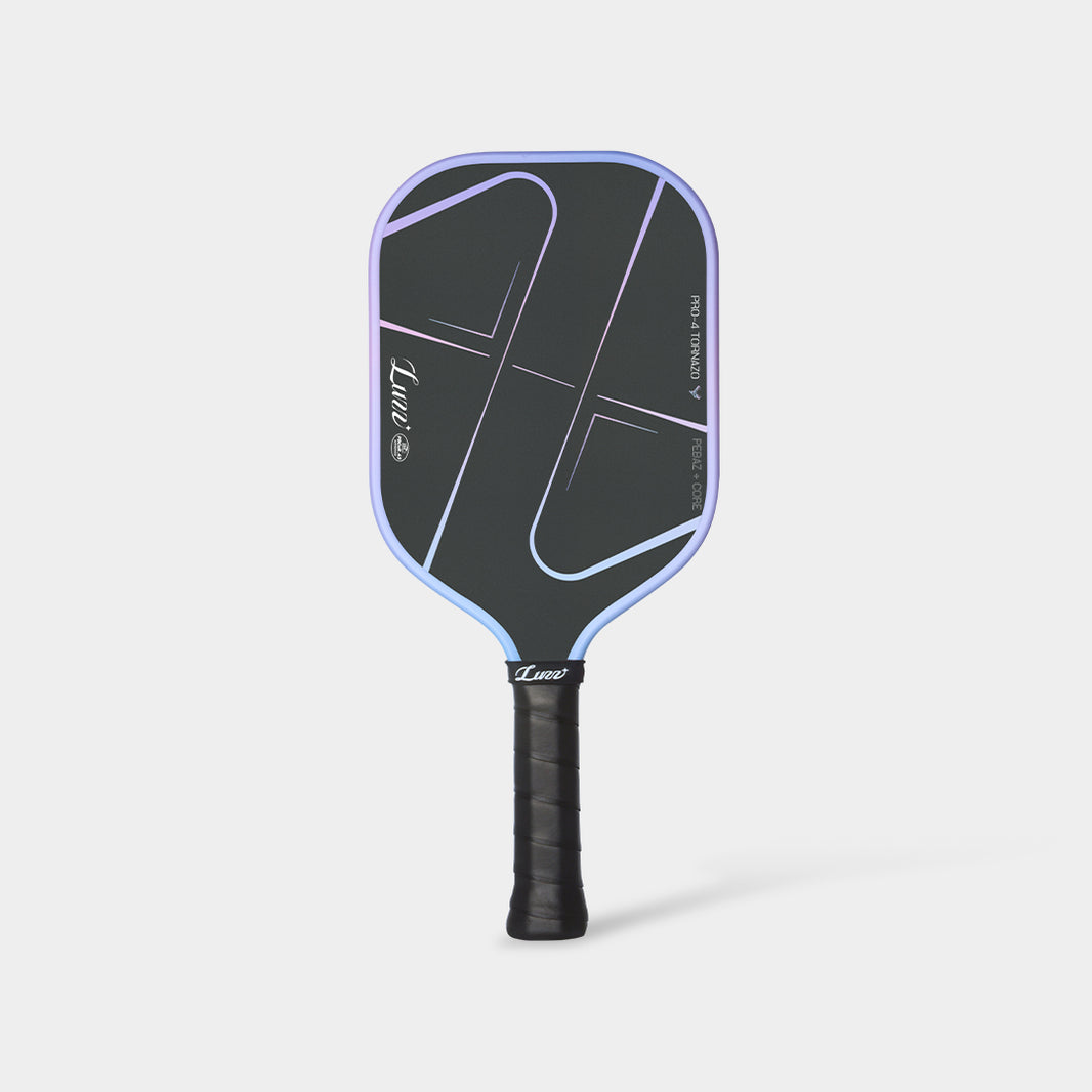 Luzzpickleball Pro 4 Tornazo Carbon Fiber Pickleball Paddle - Dual-Layer Core