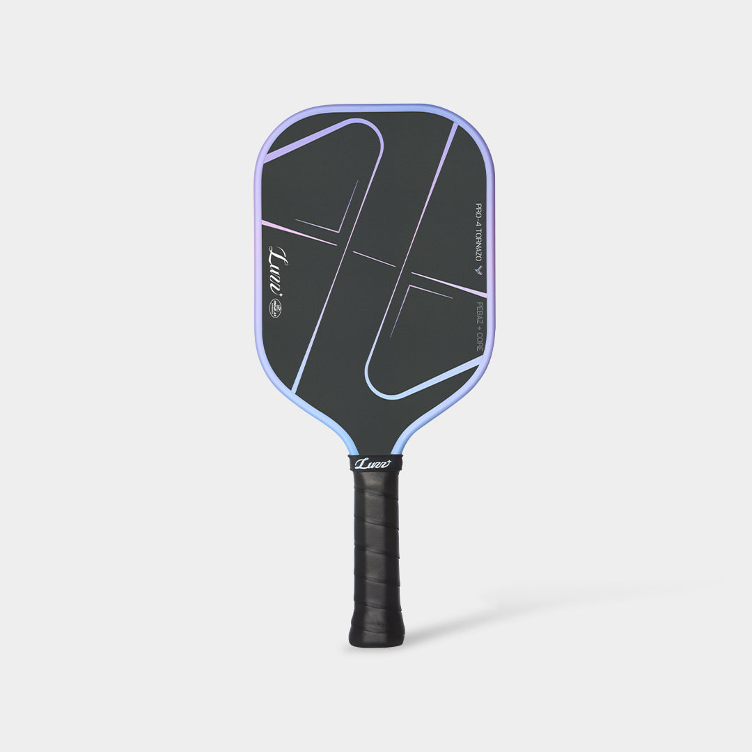 Luzzpickleball Pro 4 Tornazo Carbon Fiber Pickleball Paddle - Dual-Layer Core
