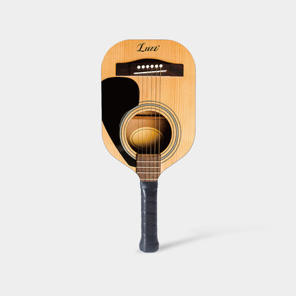 Luzzpickleball Ultra Guitar Original Paddle (14mm) T700 Raw Carbon Fiber|Frameless|Thermoformed