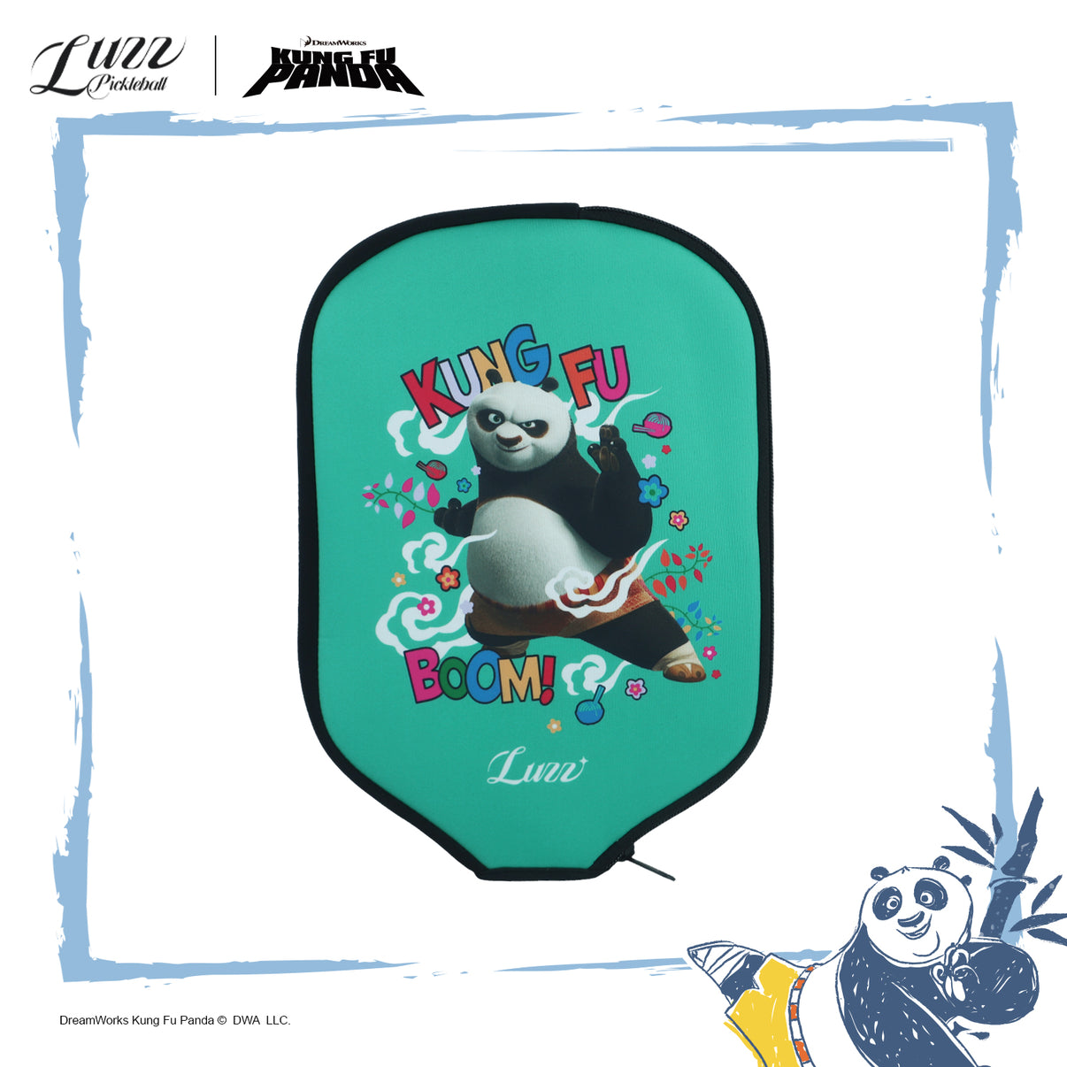 LuzzPickleball x Kung Fu Panda Limited Edition Paddle Cover