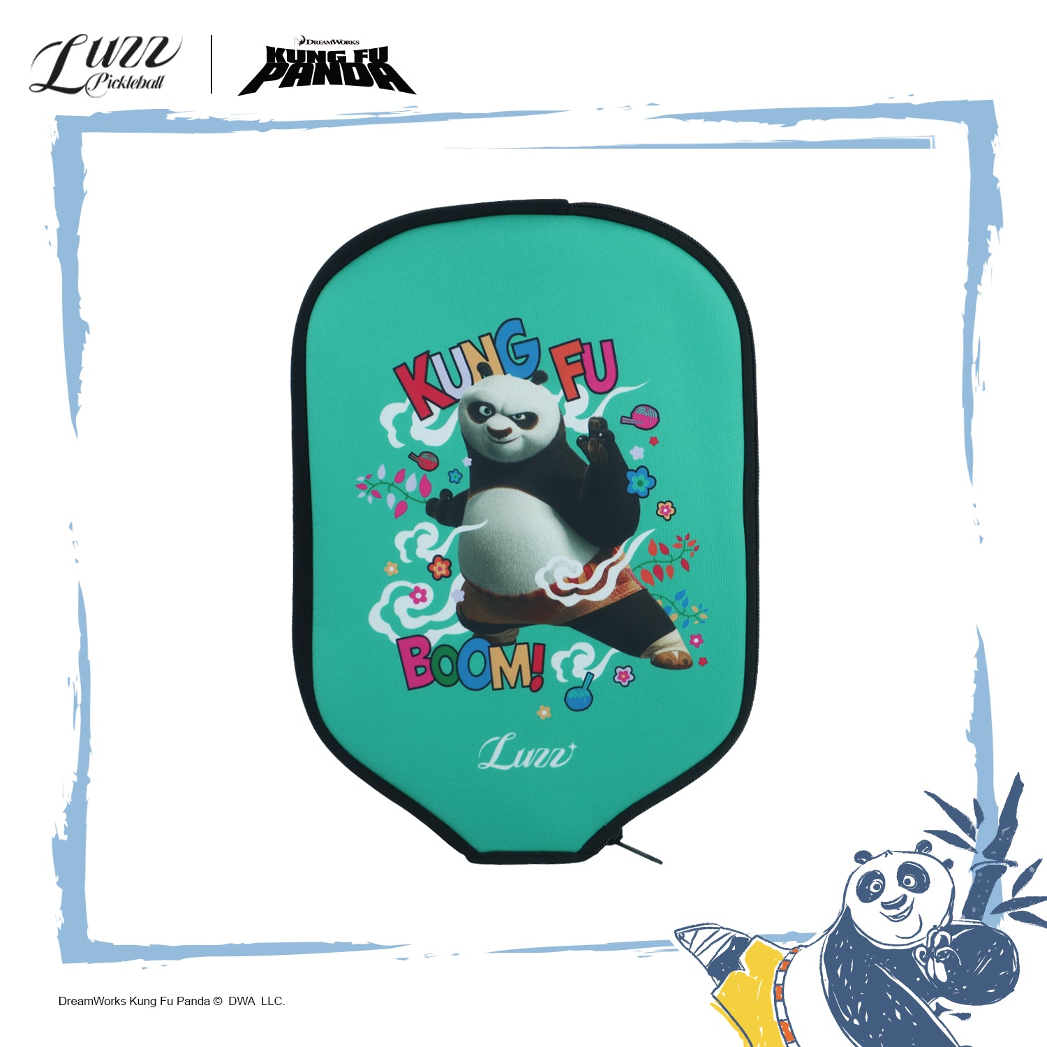 LuzzPickleball x Kung Fu Panda Limited Edition Paddle Cover