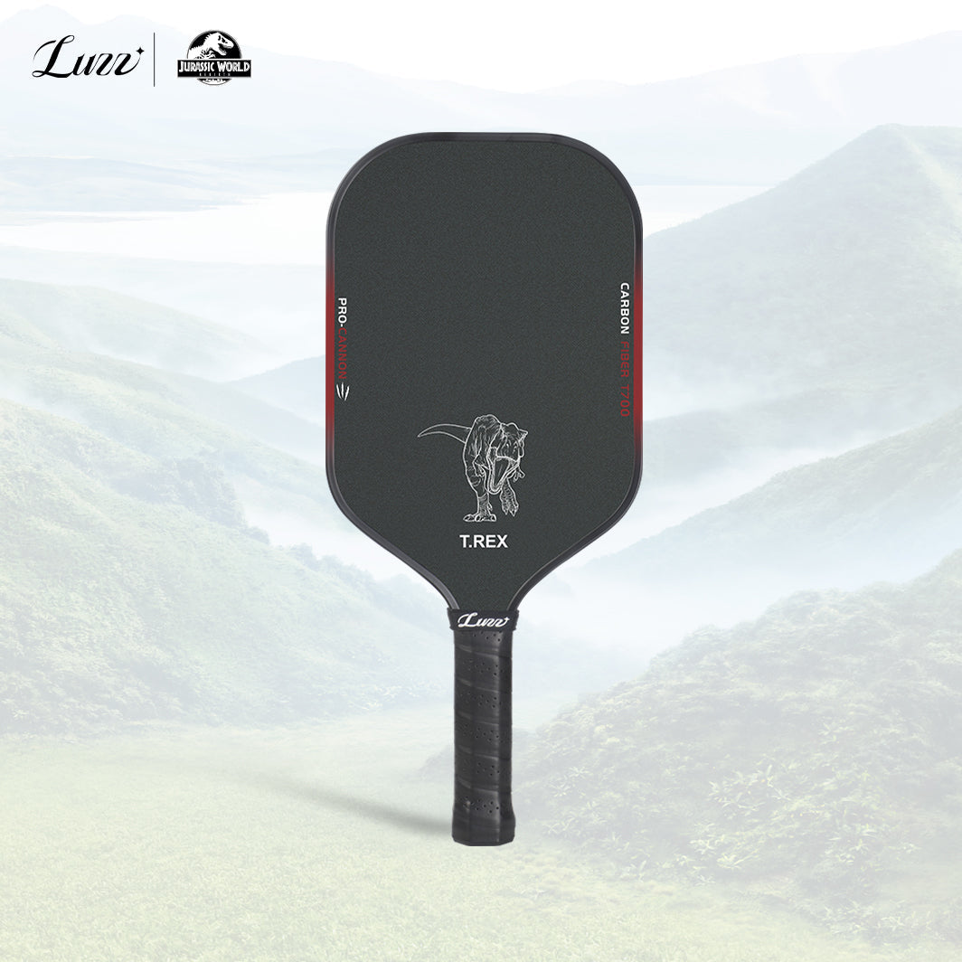 Luzzpickleball Jurassic Cannon Paddle T700 Carbon Friction Surface|Thermoformed