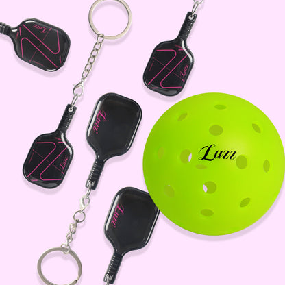 Luzz Pickleball Keychain A Sophisticated Gift for Pickleball