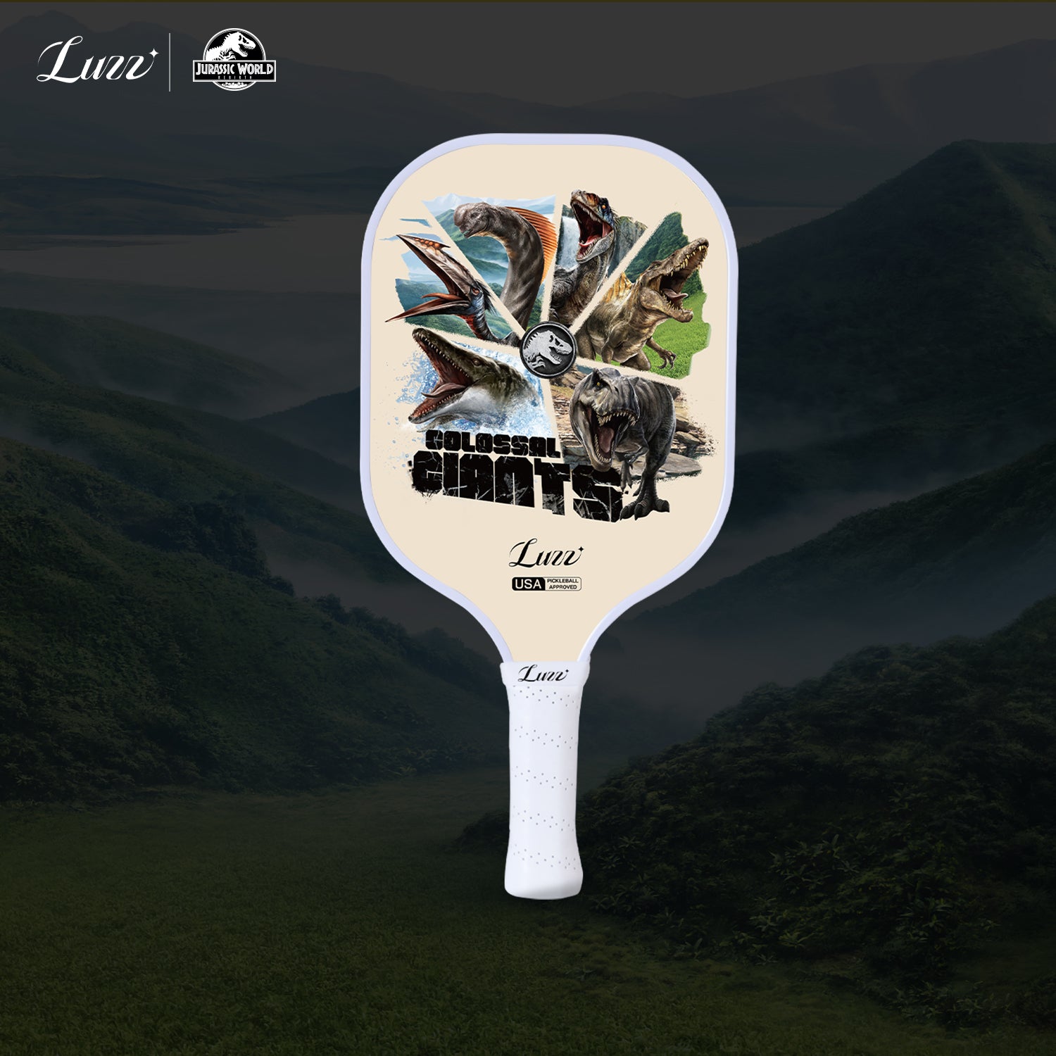 Luzzpickleball Colossal Giants Original Paddle (16mm) T700 Carbon Fiber
