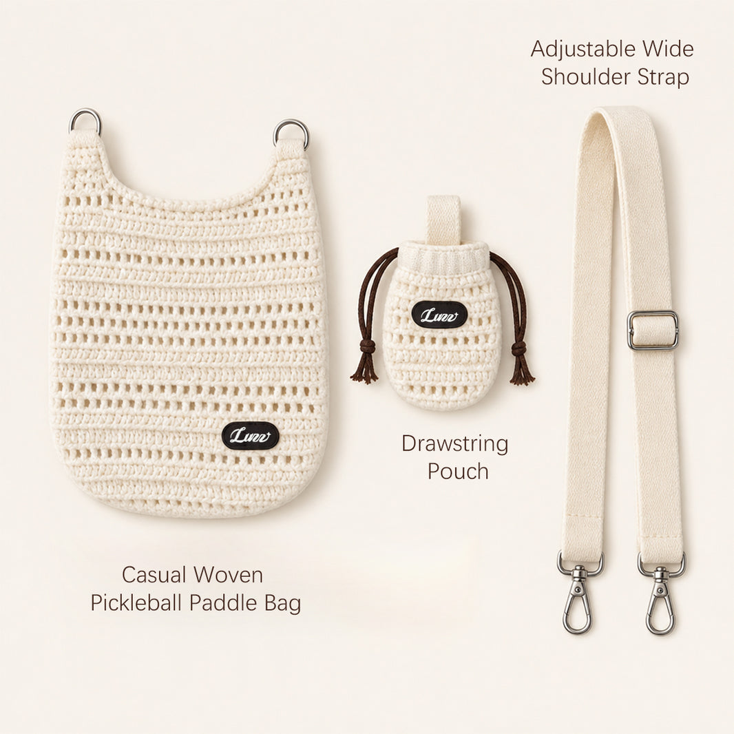 LUZZ Casual Woven Pickleball Paddle Cover