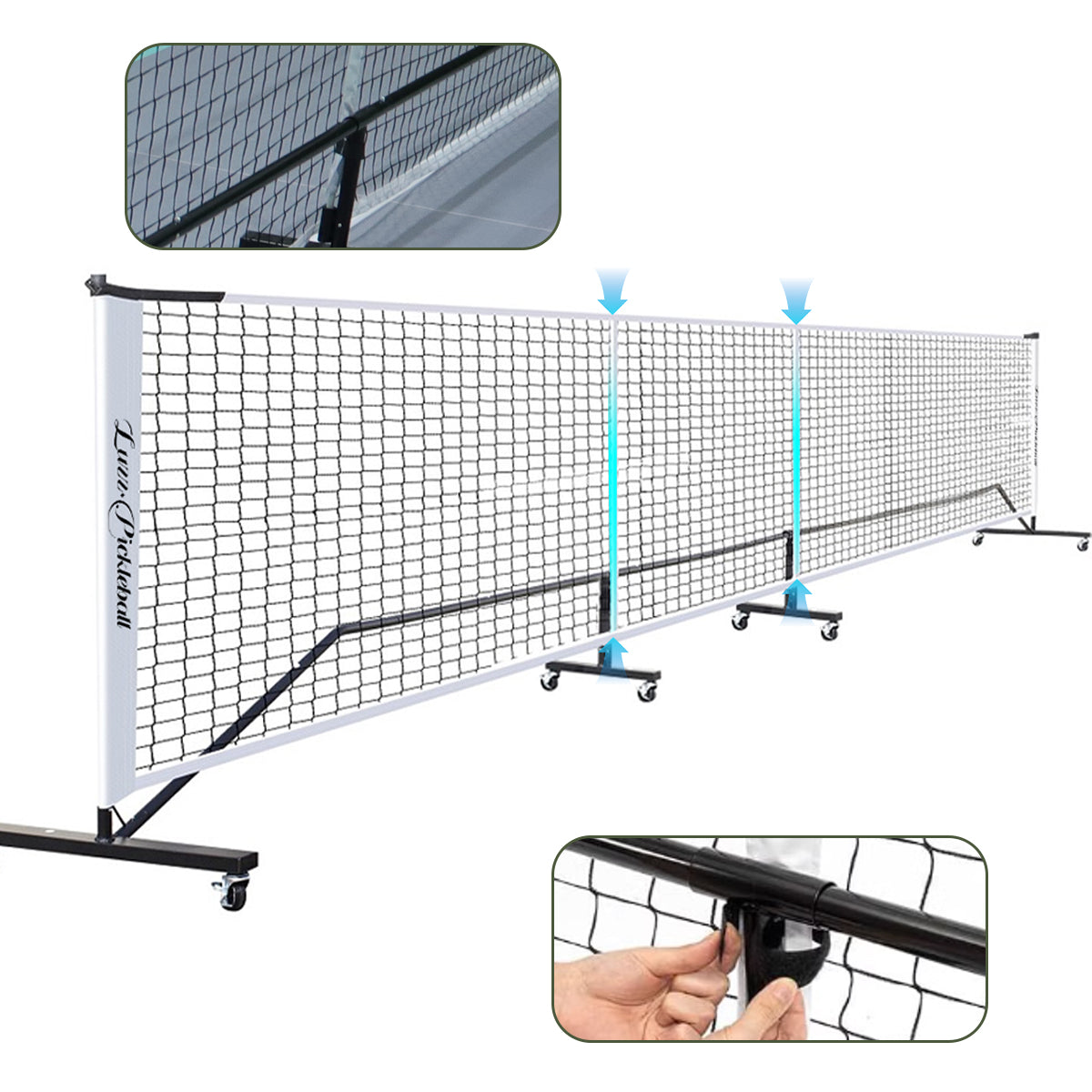 Luzz Official Size Portable Pickleball Net