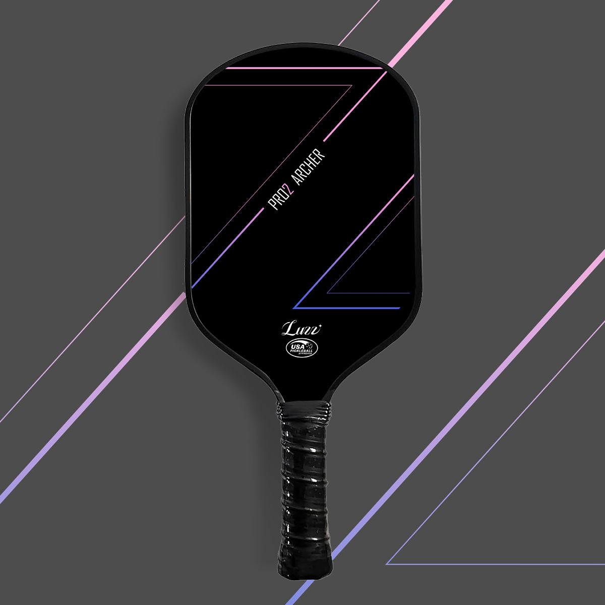 Luzzpickleball Pro 2nd Generation Paddle (16mm) - Upgraded Honeycomb for 30% More Power|Carbon Texture for Precision|Larger Sweet Spot for Stability