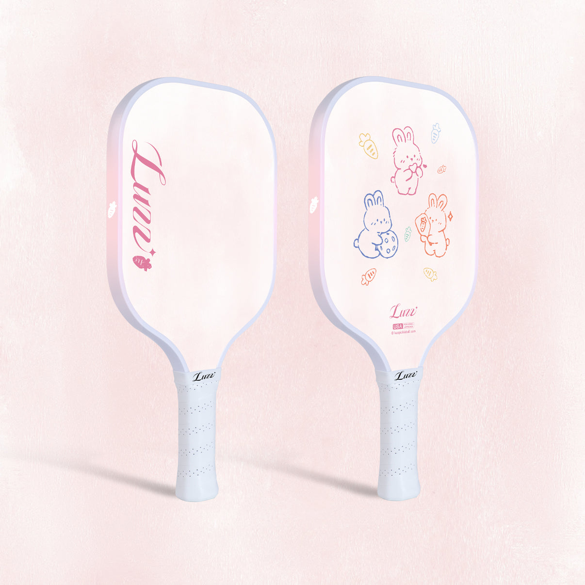 Luzzpickleball Bunny Blitz Original Paddle (16mm) T700 Carbon Fiber