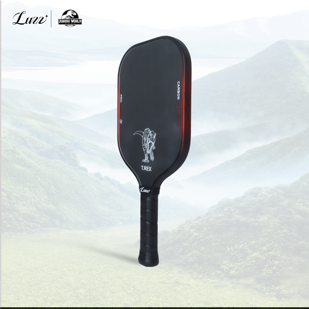 Luzzpickleball Jurassic Cannon Paddle T700 Carbon Friction Surface|Thermoformed