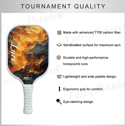 Luzzpickleball DRAGON Original Paddle (16mm) T700 Carbon Fiber