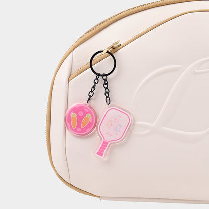 LUZZ Pickleball Resin Acrylic Bag Charm