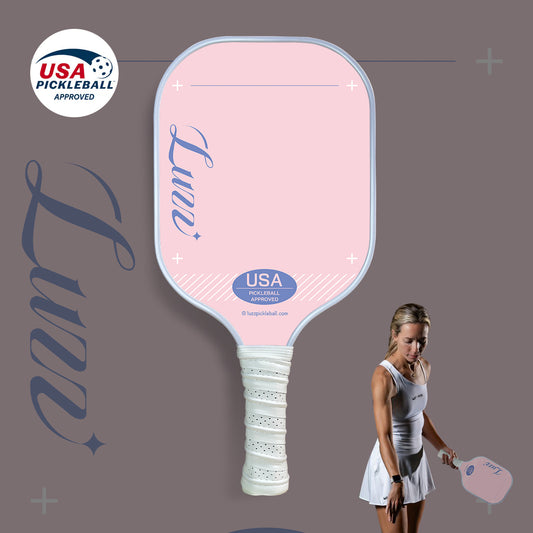 Luzzpickleball Pink Original Paddle (16mm) T700 Carbon Fiber