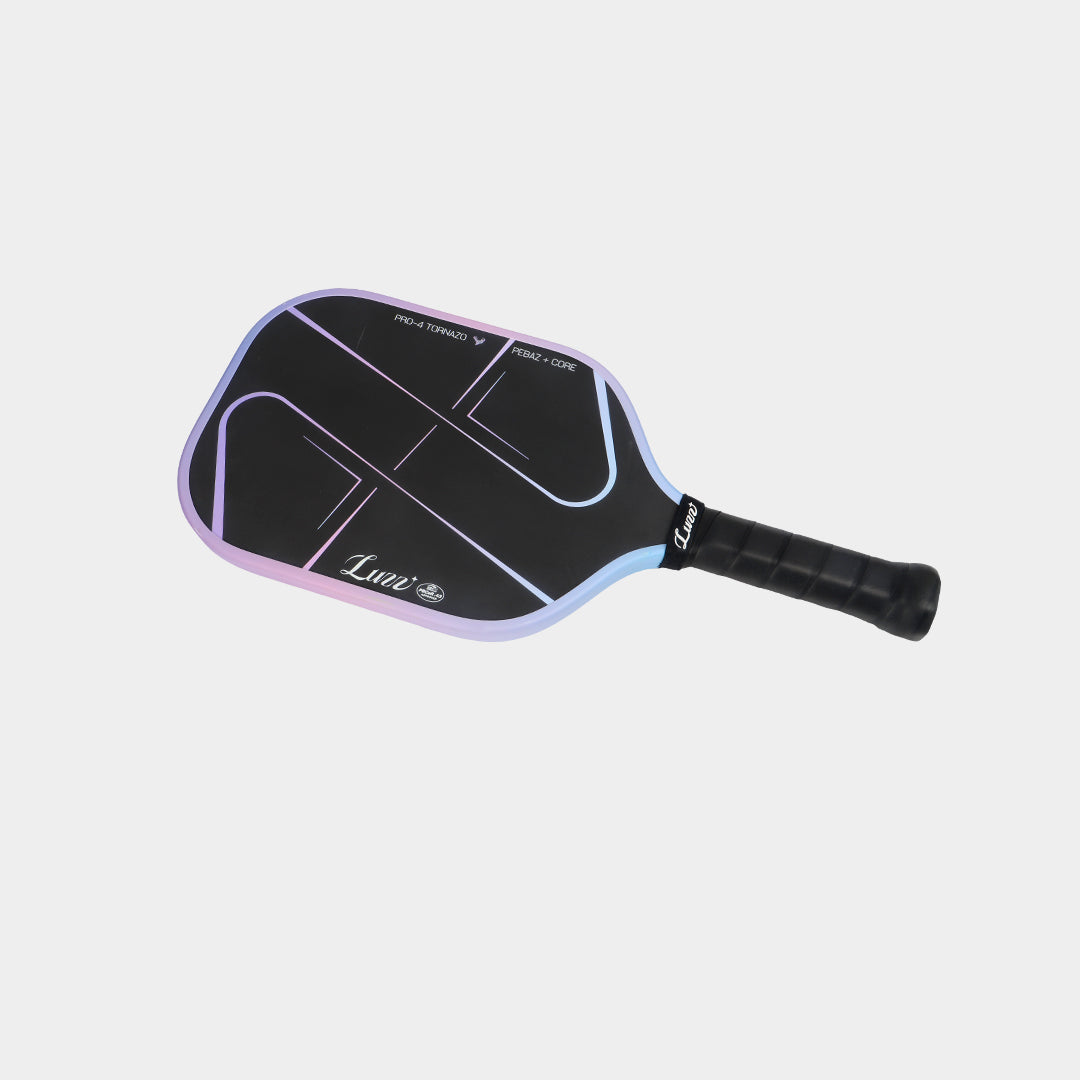 Luzzpickleball Pro 4 Tornazo Carbon Fiber Pickleball Paddle - Dual-Layer Core