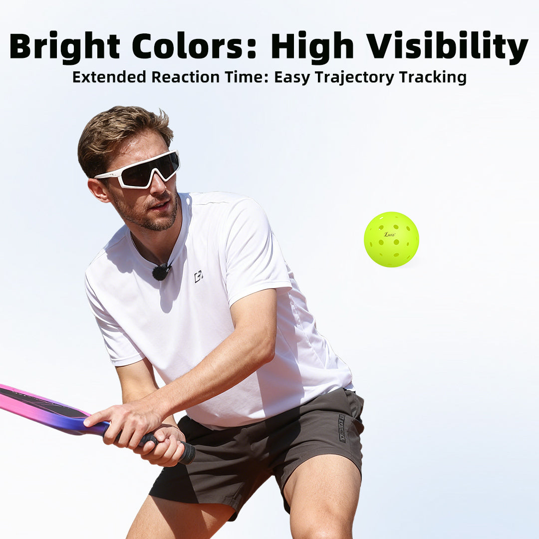 Luzz Gen2 Pickleball: 32L + 8S Holes for Strong Wind & High Impact