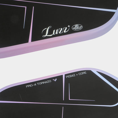 Luzzpickleball Pro 4 Tornazo Carbon Fiber Pickleball Paddle - Dual-Layer Core