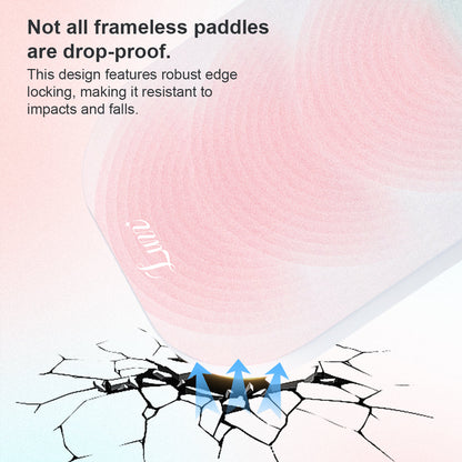 Luzz Pickleball Paddle Carbon Fiber Frameless T700 Raw Thermoformed Intermediate Advanced Racket(14mm) Whisper