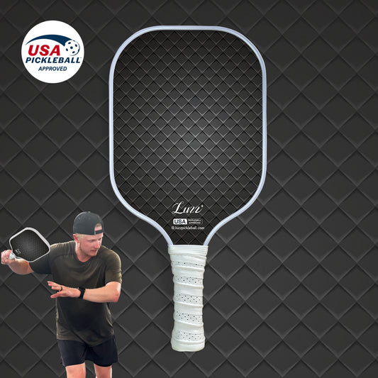 Luzzpickleball Dark Original Paddle (16mm) T700 Carbon Fiber