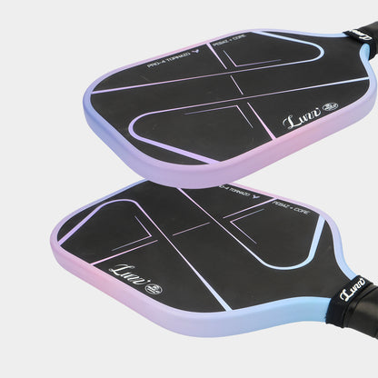 Luzzpickleball Pro 4 Tornazo Carbon Fiber Pickleball Paddle - Dual-Layer Core