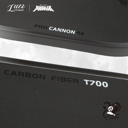 Luzzpickleball Kung Fu Panda Cannon T700 Carbon Friction Surface|Thermoformed