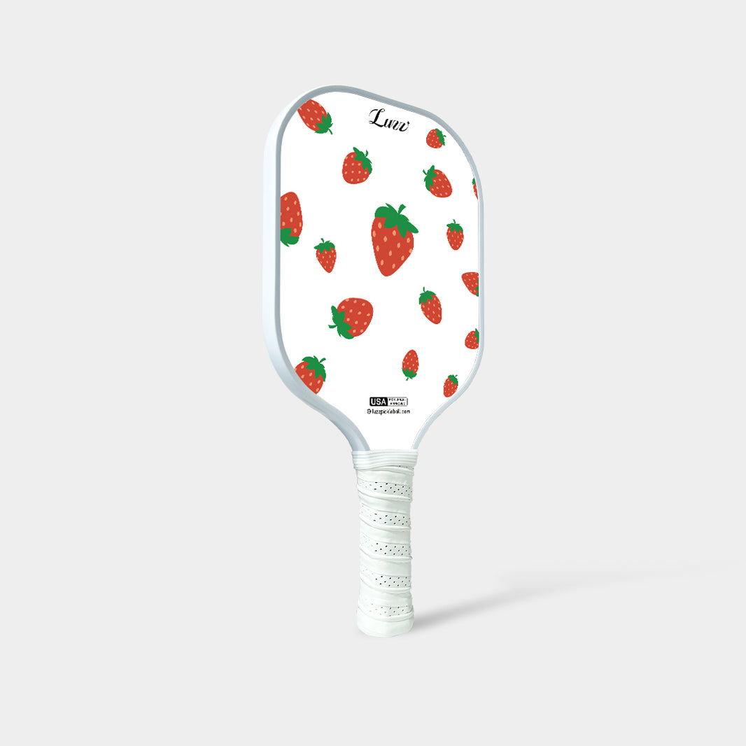 Luzzpickleball Strawberries Original Paddle (16mm) T700 Carbon Fiber