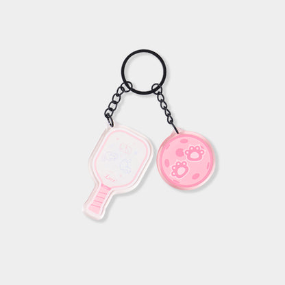 LUZZ Pickleball Resin Acrylic Bag Charm