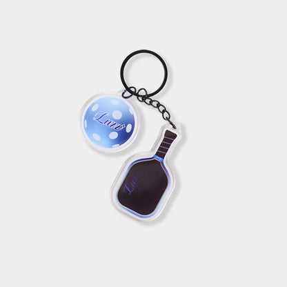 LUZZ Pickleball Resin Acrylic Bag Charm