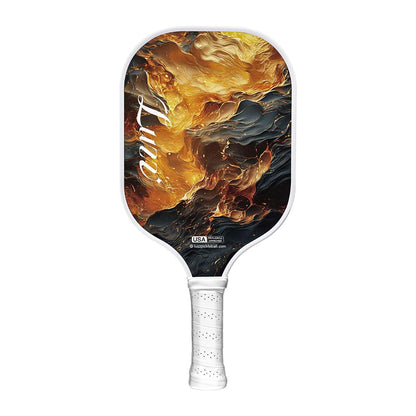 Luzz Carbon Fiber Pickleball Paddles(16mm) Sandblasted Surface USAPA Approved T700 Pickle Ball Rackets for All Skill Level