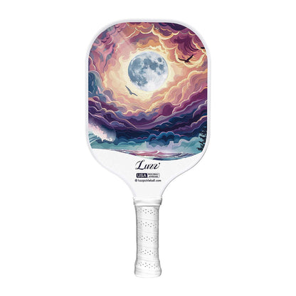 Luzz Carbon Fiber Pickleball Paddles(16mm) Sandblasted Surface USAPA Approved T700 Pickle Ball Rackets for All Skill Level
