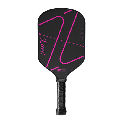 Luzz Pickleball Attack Paddle(16mm)T700 Carbon Fiber Friction Surface Thermoformed Intermediate Advanced ZZ Racket