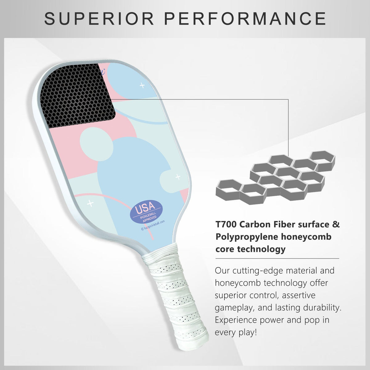 Luzz Bubble Original Paddle - Luzzpickleball