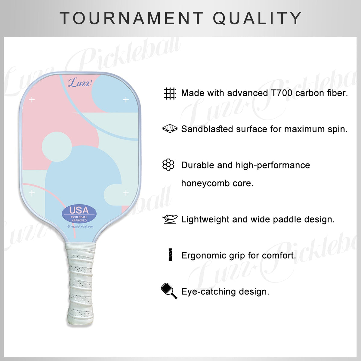 Luzz Bubble Original Paddle - Luzzpickleball