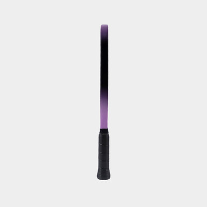 side view featuring a black-to-purple gradient edge