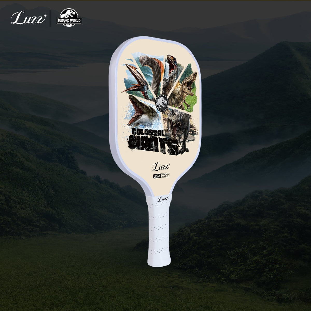 Luzzpickleball Colossal Giants Original Paddle (16mm) T700 Carbon Fiber