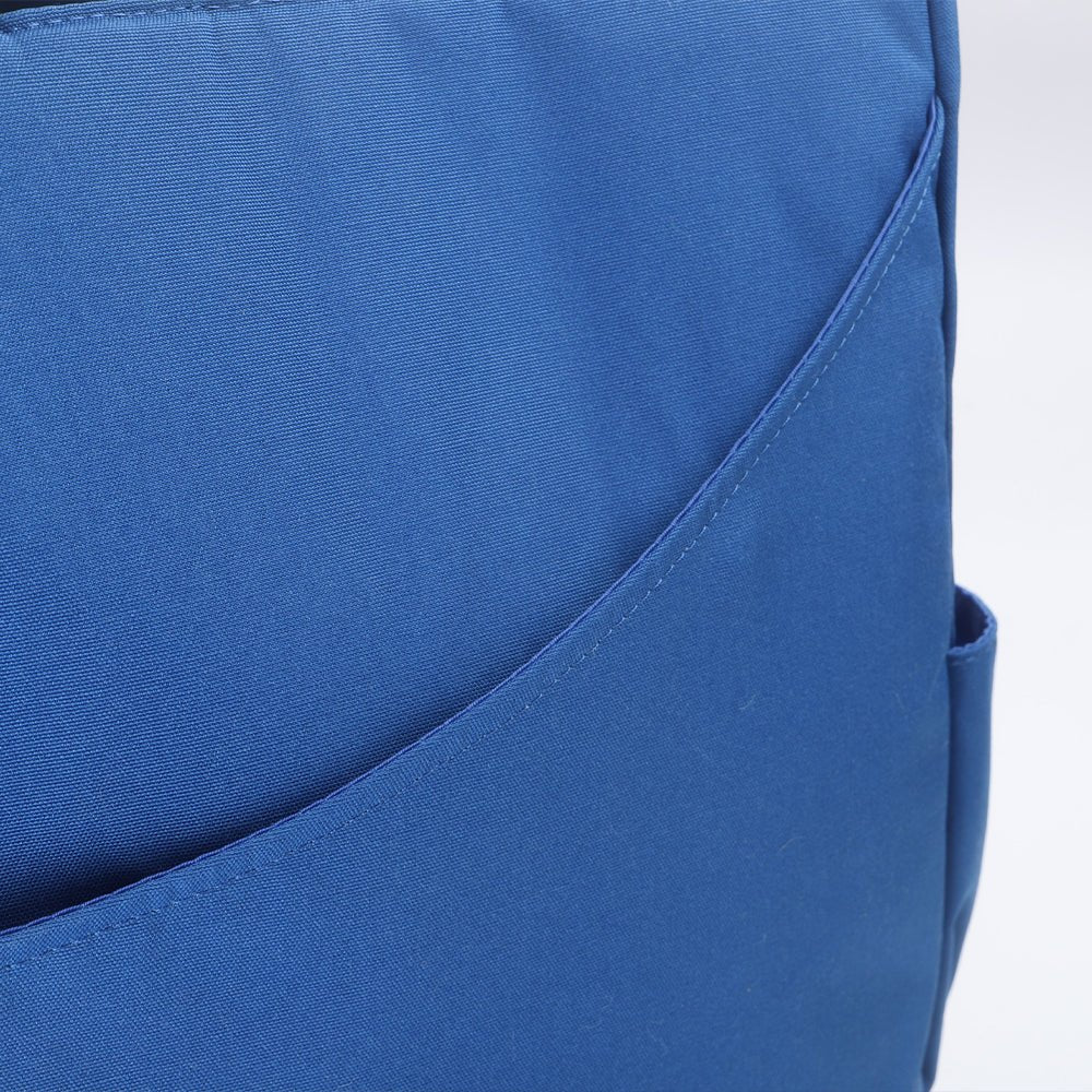 Close-up of the pickleball paddle pocket, showing detailed stitching around the pocket opening
