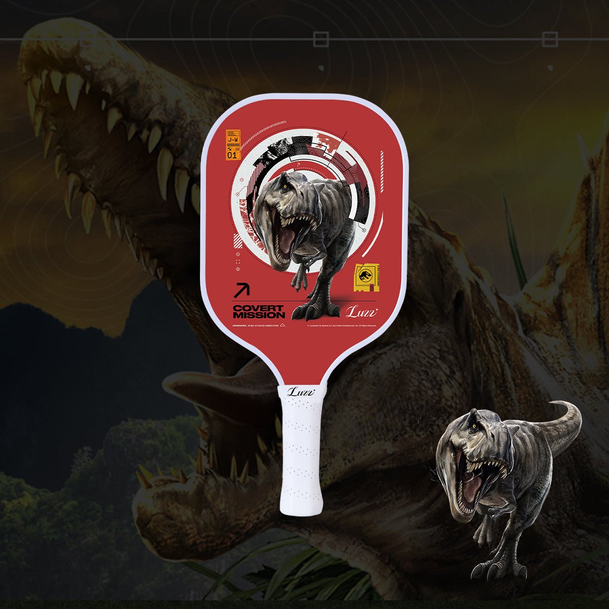 Luzzpickleball Covert Mission Original Paddle (16mm) T700 Carbon Fiber
