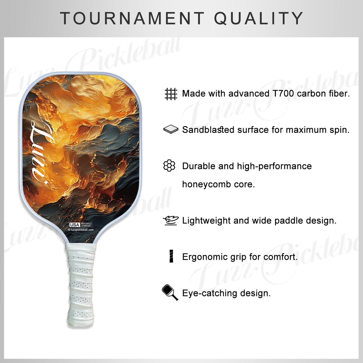 Luzz Dragon Original Paddle - Luzzpickleball